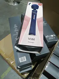 Вібромасажер Fun Factory VIM Vibrating Wand Nightblue - мініатюра 2