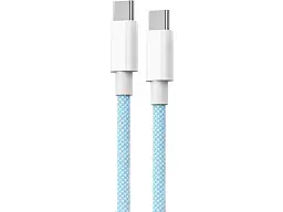 Кабель Gelius iCable GP-UCN010 Type-C to Type-C 1.2 м Light Blue (2099900994142)