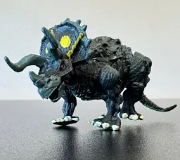 Фигурка динозавра Трицератопс желто-зеленый Dino Toys 56597 - миниатюра 6