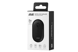 Комп'ютерна миша 2E MF300 Silent WL/BT графітово-чорний teh0014051 - мініатюра 3