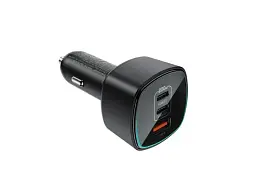 Автомобільний зарядний пристрій Acefast B18 200 W Black (6974316285953) - мініатюра 2