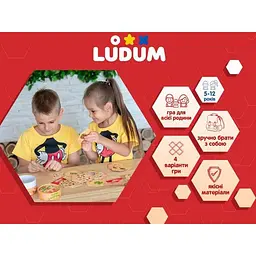 Настільна гра Ludum Чудо в пір'ї Різнокольоровий (SR-113-N-183) - мініатюра 2