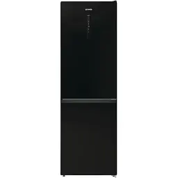 Холодильник Gorenje с нижней морозной камерой 185х60х60 см 2 двери 204(96) л А++ NoFrost+ LED дисплей черный