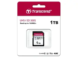 Карта пам'яті Transcend 300S SDXC UHS-I U3 1 TB (TS1TSDC300S) - мініатюра 2