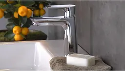 Змішувач Hansgrohe Talis E 110 для умивальника CoolStart з донним клапаном pop-up 71713990 Polished Gold Optic Золотий - мініатюра 5