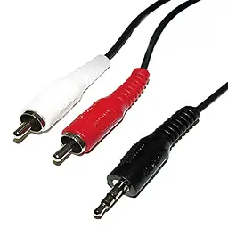 Аудіокабель 4You 2 Тюльпани mini-jack 3.5 завдовжки 1.5 м - мініатюра 3