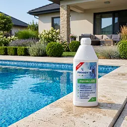 Рідкий альгіцид для басейну Froggy Algicide L220 проти водоростей і цвітіння води, 1 л - мініатюра 2