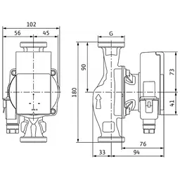 Циркуляційний насос Wilo Atmos PICO 25/1-4 (4232691) - мініатюра 2