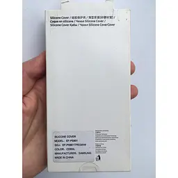 Оригінальний силіконовий чохол Silicone Cover для Samsung Galaxy S22 (S901) EF-PS901TPEGRU Glow Red - мініатюра 4