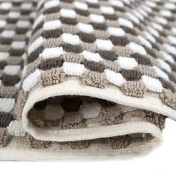 Рушник для ніг Lotus Home - Ruta brown коричневий 50x80 - мініатюра 2