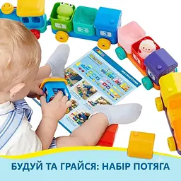 Фермерський Потяг сортер монтессорі з тваринами для дітей — дитяча розвиваюча іграшка для сортування, рахунку та вивчення кольорів — навчальний поїзд для малюків з цифрами та звірятами — розвиток моторики, логіки й пам’яті — 10 вагонів і фігурок тварин - мініатюра 3