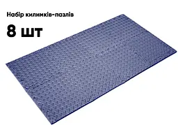 Мат-пазл EasyFit SwallowTail EVA 120х60х1 см татамі ластівчин хвіст Синій (EF-1950-30-BE) - мініатюра 4