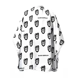Перукарська накидка Slick Gorilla Barber Cape White