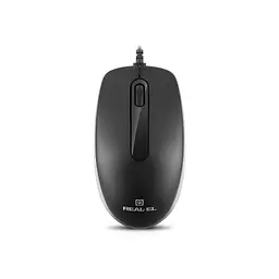 Мишка REAL-EL RM-215 USB Black/Gray (EL123200037) - мініатюра 8