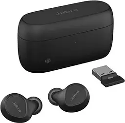 Навушники Jabra Evolve2 Buds USB-A MS Black (20797-999-999) - мініатюра 2