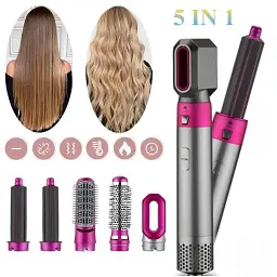 Стайлер 5 в 1 Zapper Hot Air Styler для різних типів волосся з функціями надання об'єму, випрямлення, укладання - мініатюра 5