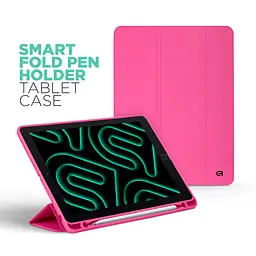 Чохол-книжка для планшета Xiaomi Redmi Pad Pro Poco Pad, Smart Fold Pen, рожевий, 12.1 дюймів, з екошкіри + TPU, з магнітною застібкою, підставкою, тримачем під стилус, протиударний, з функцією Wake/Sleep, ArmorStandart (ARM81436) - мініатюра 3