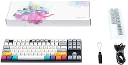 Клавіатура Varmilo APT87 CMYK C-TK Red WL/USB-A White Led (A92A024D4A5A17A007) - мініатюра 8