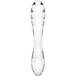 Двосторонній скляний дилдо Satisfyer Dazzling Crystal 1 Transparent - мініатюра 4