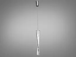 Підвісний світильник LED Diasha 531/1D-500CH, 15W, хром, для коридору, вітальні, спальні - мініатюра 2