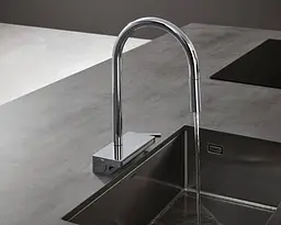 Змішувач Hansgrohe Aquno Select M81 170 3jet кухонний з витяжним виливом Sbox 73831670 Black Matt Чорний матовий - мініатюра 2
