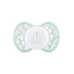 Пустушка Nuvita 7065 Air55 Cool симетрична 0m+ I LOVE MUM м'ятна NV7065SG - мініатюра 2