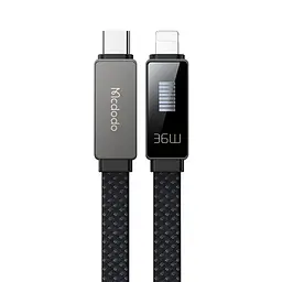 Кабель McDodo LED Display 36W Type-C to Lightning Data Cable 1.2m Black