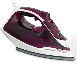 Праска Tefal Express Steam 2400 Вт 270 мл паровий удар 160 г постійна пара 30 г керамічна підошва бордовий