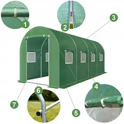 Теплиця-парник Greenhouse 10 м² 400x250 см - мініатюра 4