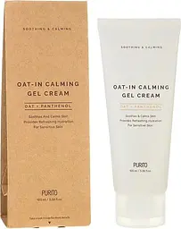Заспокійливий гель-крем для обличчя з насінням вівса Purito Oat-in Calming Gel Cream 100 мл