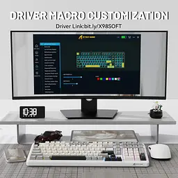Клавіатура Attack Shark X98 RGB Linear Strawberry Switch White (AS-6972792470603-CW-UA) [166779] - мініатюра 9