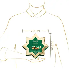 Шоколадні цукерки Lindt Dubai Style Mischung Chocolade Star 149г - мініатюра 4