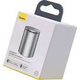 Освіжувач ароматизатор в авто Baseus Minimalist Car Cup Holder Air Freshener Cologne - мініатюра 2