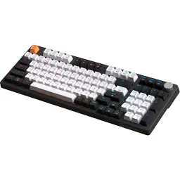 Клавіатура GamePro MK170B, Black/White, USB, механічна (перемикачі Outemu Red), RGB-підсвічування, 97 кнопок, регулятор гучності, змінні перемикачі, 1.8 м, UK/EN - мініатюра 4