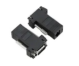 Перехідник VGA 15M RJ45 F (CAT5, CAT6) - мініатюра 2