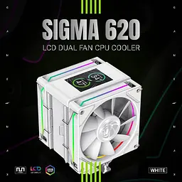 Кулер для процесора GameMax Sigma 620 White (SIGMA 620 WH) - мініатюра 10