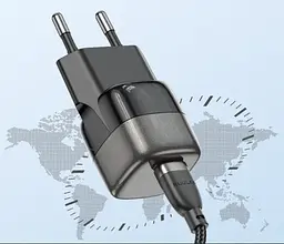 Адаптер мережевий зарядний пристрій Kuulaa KL-CD34 20W Super Si Type-C (у коробці) чорний - мініатюра 5