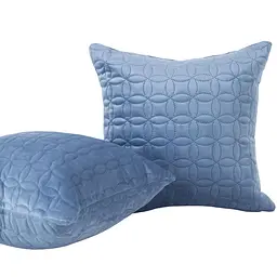 Наволочка декоративна ТЕП Velour Мозаїка 45х45 см синій (2-05175_36298) - мініатюра 2