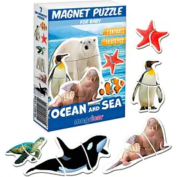 Набір магнітних пазлів Magdum Ocean and Sea 7 шт. ML4031-35 EN - мініатюра 2