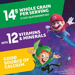 Сухий сніданок Lucky Charms The Super Mario Strawberry 527г - мініатюра 3
