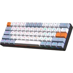 Клавіатура GamePro Red з Hot-Swap RGB Black дротова механічна (MK130R) - мініатюра 2