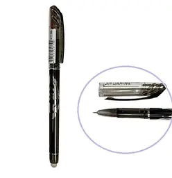 Ручка Пиши-стирай NORMA 3177-09N 0.38мм, чорна, Erasable (12/144/2304) - мініатюра 2