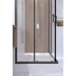 Душова кабіна Qtap Taurus BLA1099SC6 Clear, прозорий, чорний - мініатюра 7