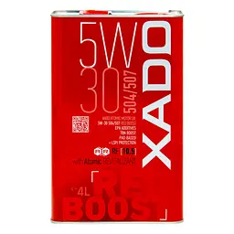 Моторне масло Xado Atomic Oil Red Boost 5W-30 4л(ХА 26296)