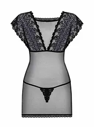 Комплект білизни Obsessive 821-CHE-1 L/XL чорний - мініатюра 6