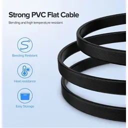 Кабель для передачі даних SATA 3 Data Cable 0.5m US217 Black Ugreen (30796) - мініатюра 6