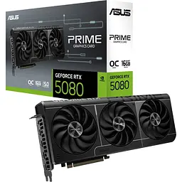 Відеокарта Asus Prime GeForce RTX 5080 16GB OC Edition (PRIME-RTX5080-O16G) UA [125189]