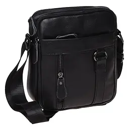 Чоловіча шкіряна сумка Borsa Leather K11169a-black