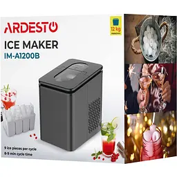 Льодогенератор Ardesto побутовий 1.8 л чорний (IM-A1200B) - мініатюра 5