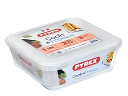 Форма з кришкою Cook&Freez, 20х20х7 см Pyrex kuh0015962 - мініатюра 5